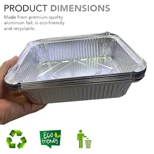 Disposable Aluminum Foil Container Lunch Box Airline Round Pakistan Aluminum Foil Container