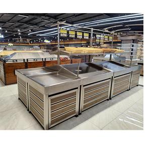 ชั้นวางของเรือแจวติดผนังชั้นวางของในซูเปอร์มาร์เก็ตสำหรับวางขนมปัง - Product Image 3