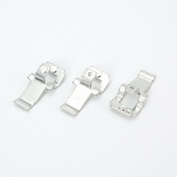 Fabrication sur mesure de tôlerie en acier inoxydable, plaque de contact à ressort pour batterie, composants de quincaillerie personnalisés découpés au laser, composants de terminaison estampés