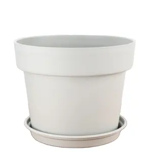 <span class=keywords><strong>Horon</strong></span> Serie Langlebiger Klassischer Verdickter Runder Garten-Blumentopf aus Kunststoff für Hänge- und Bodennutzung - Product Image 1