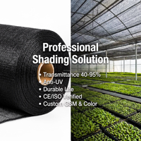 Voiles et filets d'ombrage 100 % HDPE stabilisés aux UV, prix usine, taux d'ombrage 30%-95%, filet d'ombrage toutes saisons pour serres chinoises