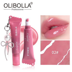 MLM custom Liquid Peptide <b>Lip</b> Gloss Non-Stick Cup Hydrating Long Lasting Shiny Natural Color Cruelty Free <b>Lip</b> Makeup Mirror <b>lips</b> - Product Image 2