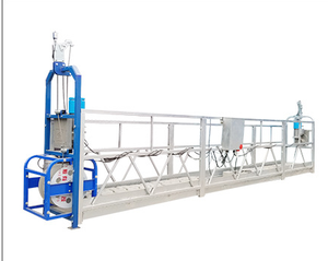Treo nền tảng sắt đối trọng Swing giai đoạn chafaudage giàn giáo Gondola nhôm platform6m/7.5m electrico mặt tiền cái nôi - Product Image 1