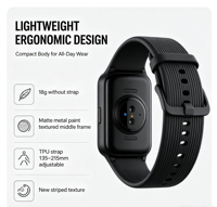 Bracelet intelligent Xiaomi Smart Band 11 Active, écran TFT de 1,47 pouce, 50 modes sportifs, surveillance de la santé SpO2 pour hommes et femmes