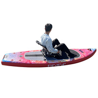 360 Support réglable pivotant Chaise de kayak portable Cadre en aluminium pliable pour le surf et autres activités nautiques en plein air