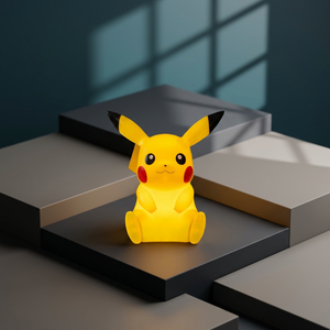 pokemon Pikaed LED Touch Control Neon Bulbs Warm White Plastic Mood/<b>Night</b> <b>Light</b> AB0050 120x155mm USB Battery Operated Kids - Product Image 1