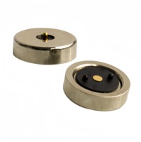 Connecteur magnétique personnalisé de type Pogo Pin 1 broche, type rond, chargeur de voiture, connecteur à ressort magnétique