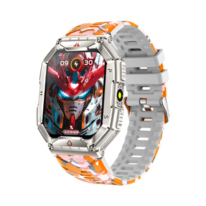 Montre connectée pour homme, extérieure, 2,0 pouces, bracelet de suivi de forme physique intelligent Dafit, montre intelligente KR82, répondre aux appels - Product Image 4