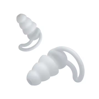 Bouchons d'oreille réutilisables, doux et lavables, anti-bruit, efficacement protégés pour dormir, en silicone, confortable et à la mode