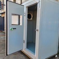 Petite Chambre Froide Mobile de Type Chambre Froide avec Unité de Condensation Monobloc Onduleur 1HP -18C pour Poisson, Viande et Glace
