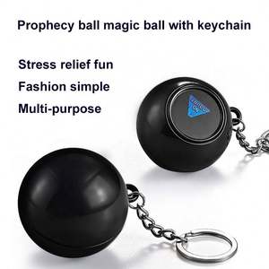 Llavero de Juguete con Bolas Mágicas Redondas para Niños, Promocional, para Predicción de Respuestas y Decisión - Product Image 3