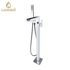 upc floor stand tub filler bathtub shower faucet mixer