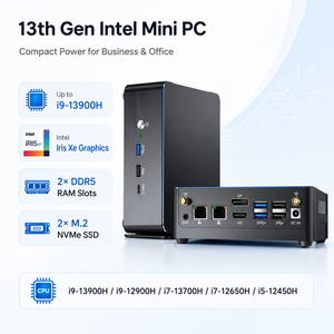 Mini PC Core <span class=keywords><strong>I9</strong></span> 13900H, DDR5 64GB Máx., Doble M.2 NVMe SSD, WiFi 6E, Doble LAN 2.5G, USB4, Triple 4K, Computadora de Oficina para Distribuidores - Product Image 4