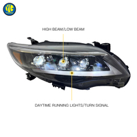 YU GUANG pour Toyota Corolla, phare LED de haute qualité, phare avant 2010-2013, mise à niveau DRL, lentille LED, phare avant