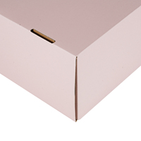 Boîte à maquillage rose écologique en gros, emballage en carton pliable personnalisé pour une expérience d'expédition de produits cosmétiques et de beauté