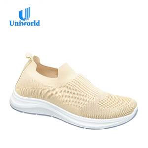 Uniworld Vietnam usine de haute qualité respirant tricoté haut <span class=keywords><strong>sorel</strong></span> baskets femmes <span class=keywords><strong>chaussures</strong></span> moulées par injection - Product Image 4