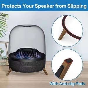 ขาตั้งไม้ตั้งโต๊ะขาตั้งกล้องแบบสามขาพร้อมกรอบโลหะสำหรับ <span class=keywords><strong>Harman</strong></span> Kardon AURA <span class=keywords><strong>STUDIO</strong></span> <span class=keywords><strong>3</strong></span> 4 SoundSticks 4ลำโพง - Product Image 3