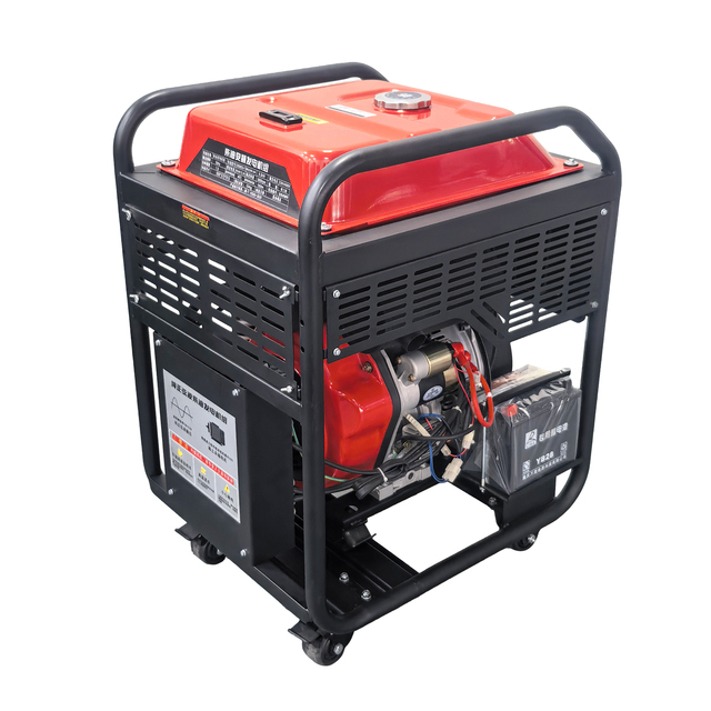 Low Noise Diesel Variable Frequency Generator 8.5kW 8kW 12500EDi-T Air Cooled for 230V/400V 50Hz Portable