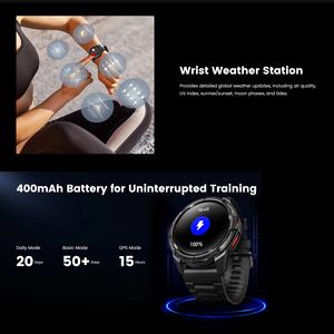 मूल MiBs सक्रिय स्मार्ट घड़ी 1.3 "amdled स्क्रीन 5atm वाटरप्रूफ 400Mah <span class=keywords><strong>20</strong></span> दिनों की बैटरी जीवन 24h खेल और स्वास्थ्य मॉनिटर - Product Image 6