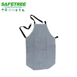 CE EN11611 Standard Industrial Safety Durable Welding Leather Heat/Flame Resistant Apron for Welders in Welding Working