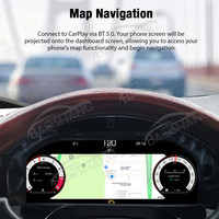 Nuevo Panel de Instrumentos Digital Baoshang 12.3 para Lexus GX 2010-2016, Velocímetro - Reequipamiento/Actualización