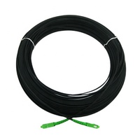 Cable de conexión FTTH GJXFH con conector SC UPC/APC, 1 núcleo metálico, 2 núcleos FRP, G657A1, LSZH, para interiores y exteriores, GJYXFCH