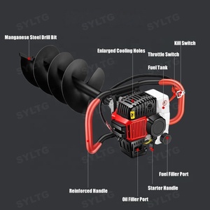 Xách tay 158cc 198cc 199cc mặt đất sâu cột lỗ Digger Trái Đất khoan khoan máy - Product Image 1