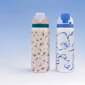 Nouvelle tasse isotherme portable en acier inoxydable 304 de 40 oz avec affichage de la température, couvercle rebondissant écologique pour l'eau - Product Image 2