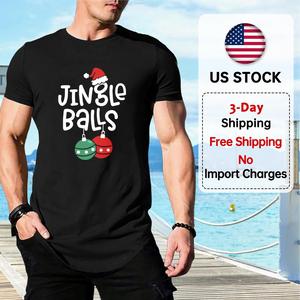 Người đàn ông hài hước giáng sinh vài phù hợp với áo thun: Leng Keng bóng & tits tinsel kỳ nghỉ tee-món quà hoàn hảo - Product Image 1