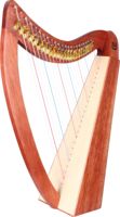 Nouvelle collection 2023, meilleure vente, 23 cordes en bois d'acajou, harpe à levier irlandais, harpe irlandais gravée à la main