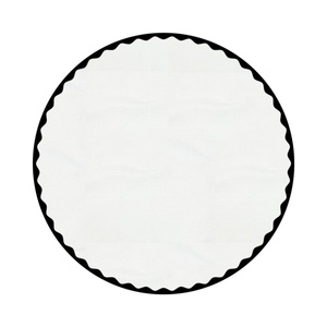 Handmade Scallop Embroidered Monogram <b>Linen</b>/Canvas Napkins & Placemats Wedding & Dinner <b>Table</b> <b>Cloth</b> Accessories - Product Image 3