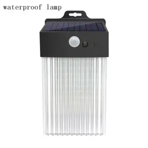 New Style 50 LED Wall Lamp Waterproof Outdoor Solar Street Light Motion For Garden Yard Street Flood Lamp