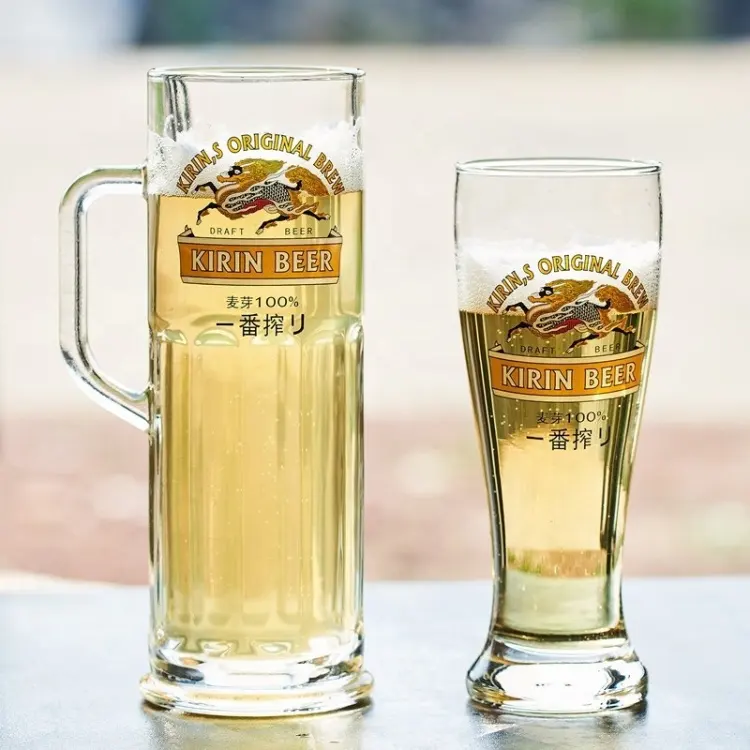 Promozionale Kirin bicchieri di birra birra artigianale di vetro personalizzato con logo