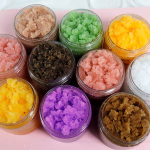 Gommage Corporel Anti-Cellulite Exfoliant Peau Sous Marque Blanche en Gros Original Café Thé Vert Lavande <span class=keywords><strong>Rose</strong></span> Corps Or 24K - Product Image 3