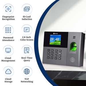 Realand A-L311 <strong>TCP</strong>/<strong>IP</strong> Biometric Fingerprint <strong>Time</strong> Recording for Staff Attendance With Cloud <strong>Software</strong> - Product Image 5