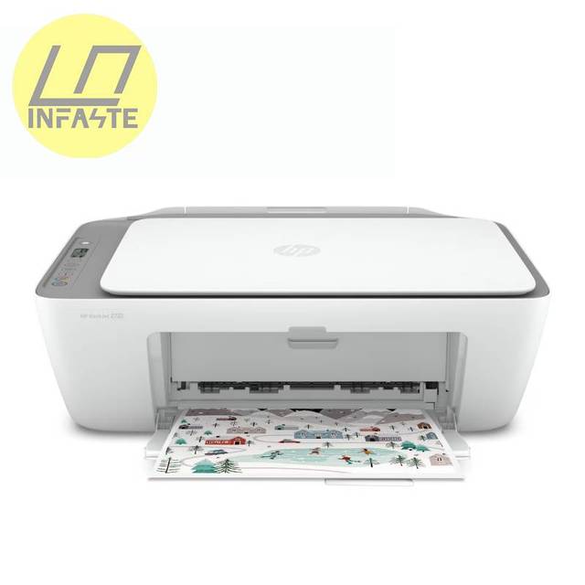 2025 Infaste Multifunctional HP DeskJet 2722 All-in-One Multi-function Color Inkjet Printer Supports Wireless Network Printing