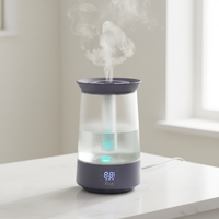 Goal Portable Electric Top Fill Design Home Humidificateur d'air Aroma Diffuseur d'huiles essentielles Plastique pour hôtel Usage domestique