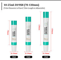 Tube de conditionnement cosmétique personnalisé D19 10ml-25ml avec applicateur de massage pour sérum contour des yeux, crème et déodorant