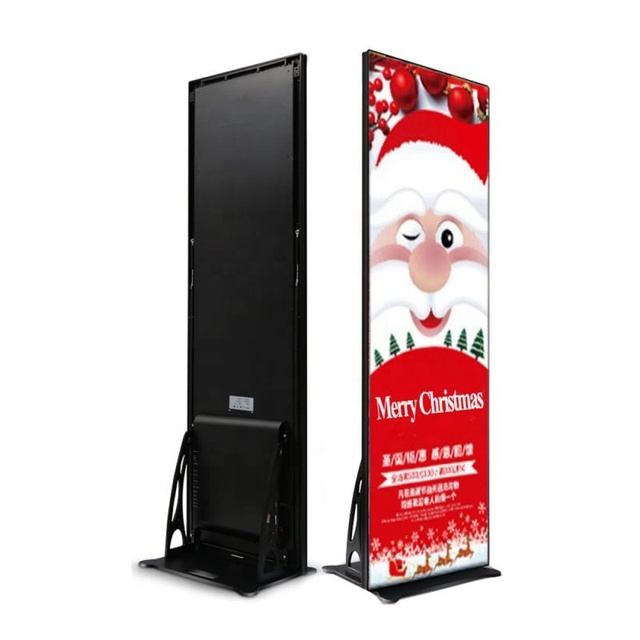 Ultra-Thin P1.25 COB Indoor Commercial LED Display New Poster for Indoor Digital Advertising Floor Stand