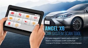 Ancel X6 OBD2 máy quét xe chẩn đoán công cụ đầy đủ hệ thống <span class=keywords><strong>DPF</strong></span> SAS ABS epb dầu thiết lập lại máy quét ô tô phản hồi tốt - Product Image 3