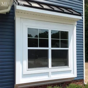Taman praktis sederhana dekorasi Grill gaya Amerika sistem Manual menggantung jendela tunggal ganda jendela gantung