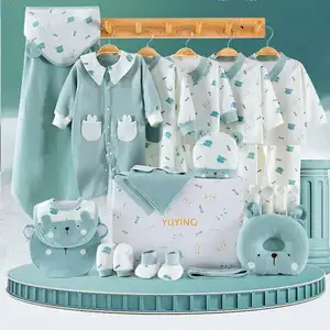 18PCS Newborn Girl Boy Clothes 0 3 Months Baby Outfits Pants Gifts Layette Set nordic baby clothing toddler clothes