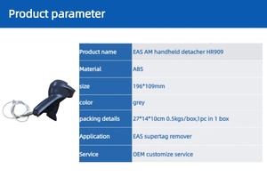 Détacheur magnétique d'étiquettes de sécurité pour vêtements, détecteur portable EAS pour étiquettes rigides de vêtements - Product Image 2