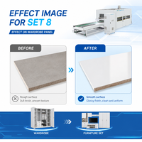 Système de peinture automatique CNC 5 axes haute vitesse pour la production de panneaux stratifiés et de parquet en usine forestière