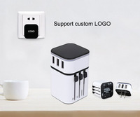 Adaptateur de voyage universel USA EU UK AUS Tout-en-un Chargeur mural international Adaptateur de prise secteur Convertisseur Chargeurs USB C