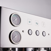 Máquina de Espresso Eléctrica Semiautomática de Acero Inoxidable Ladetina E2, Cafetera OEM ODM para Uso Comercial, 9 Bares