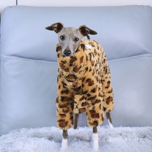 Pijama de Forro Polar Suave y Cálido de Poliéster con Cuello Alto y Cuatro Patas para Perros, Ropa de Interior para Whippet y <span class=keywords><strong>Galgo</strong></span> Italiano - Product Image 3