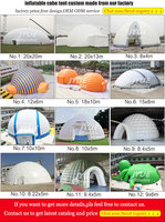 Tente gonflable de grande taille, imperméable, pour fête en plein air, événement, à vendre, livraison gratuite