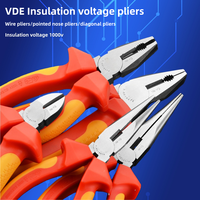 Ensemble d'outils professionnels pour électriciens, isolés VDE, à commande manuelle, OEM, avec mallette rigide, pour la réparation de véhicules à énergie nouvelle
