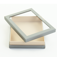 Boîtes d'emballage avec fenêtre transparente, petites boîtes cadeaux à tiroir coulissant en papier avec fenêtre en PVC transparente, biodégradables